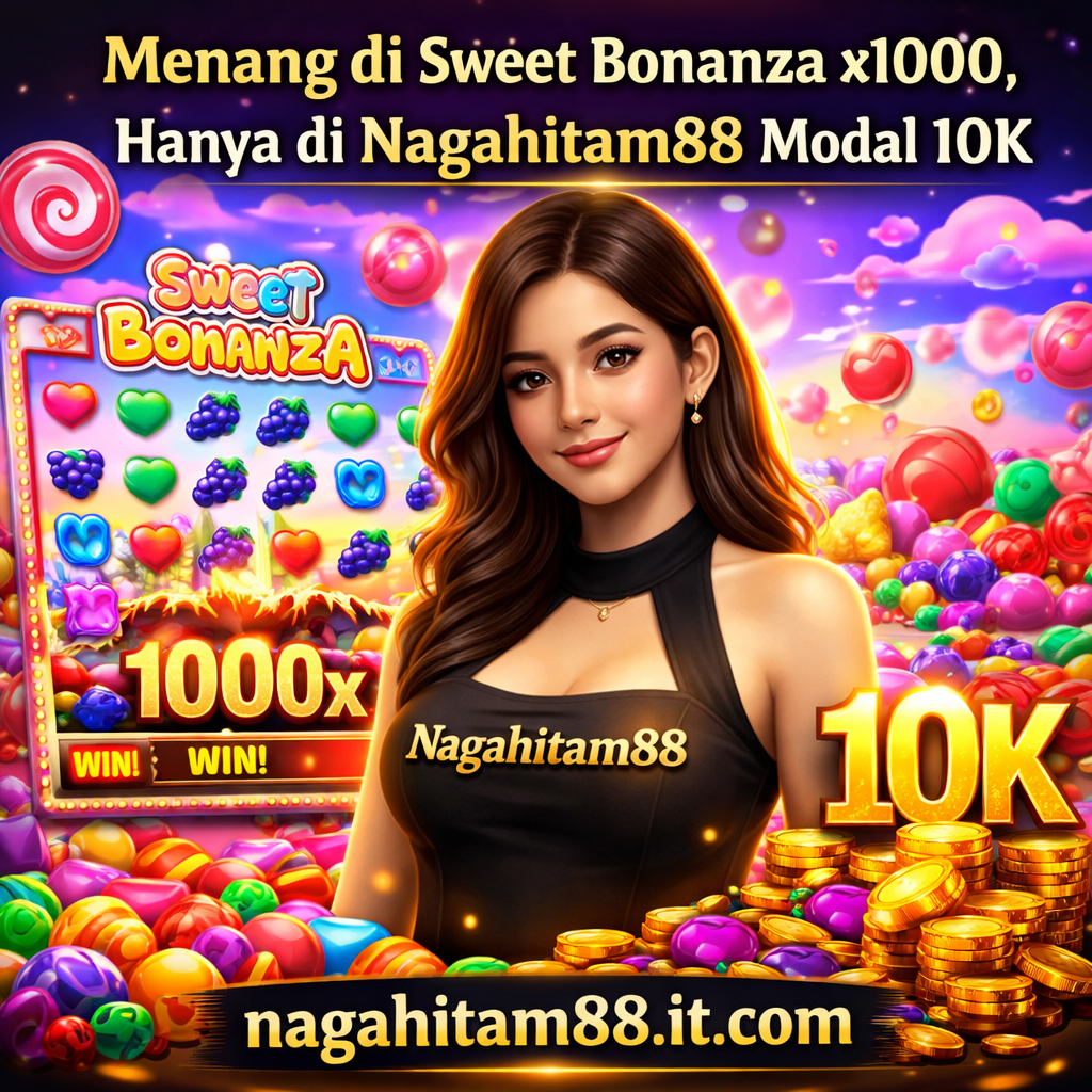 Menang di Sweet Bonanza x1000, Hanya di Nagahitam88 Modal 10K